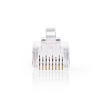 Nedis CCGB89304TP - RJ45 - Transparent - PVC - Cat6 - U/UTP (UTP) - Gold