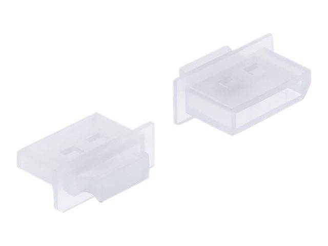 Delock Schutzumschlag - for DisplayPort female - durchsichtig (Packung mit 10) -