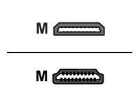 NComputing HDMI-Adapter - 19 pin micro HDMI Type D männlich zu HDMI männlich -