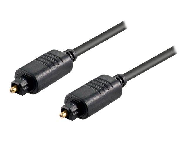 Wentronic goobay - Digitales Audio-Kabel (optisch) - TOSLINK (M) - bis TOSLINK (