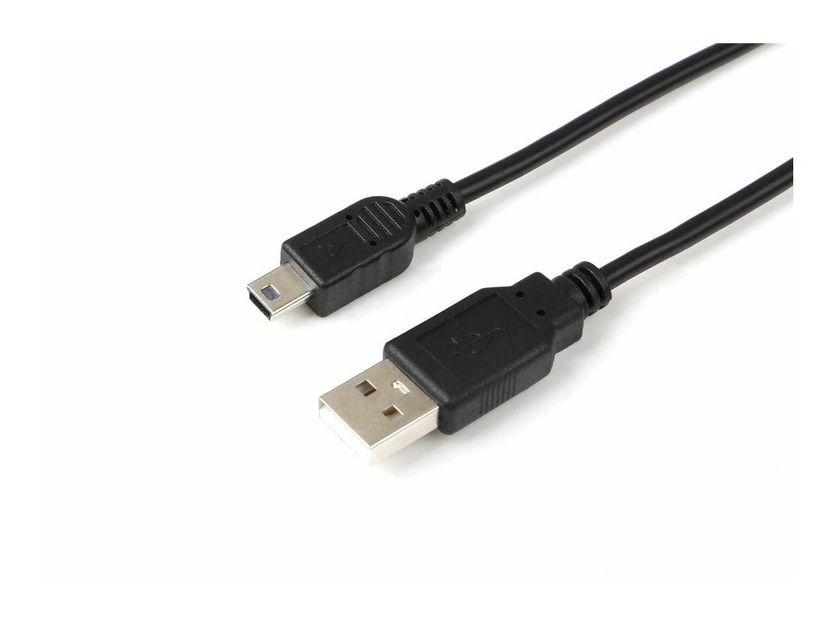 MicroConnect USB-Kabel - USB (M) zu Mini-USB, Typ B (M)USB 2.0 - 10 m - Schwarz