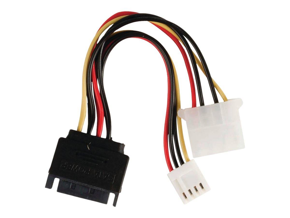Nedis Interne Stromkabel | SATA 15-Pin Stecker | FDD Buchse / Molex Buchse |