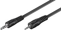 MicroConnect AUD3525LL2 2m 3.5mm 2.5mm Schwarz Audio-Kabel