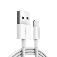 Vernickeltes Kabel 10W USB-A kompatibel mit iPhone-Kabel in Weiß 1m 480 Mbit/s Vernickeltes Kabel 10W USB-A kompatibel mit iPhone-Kabel in Weiß 1m 480 Mbit/s