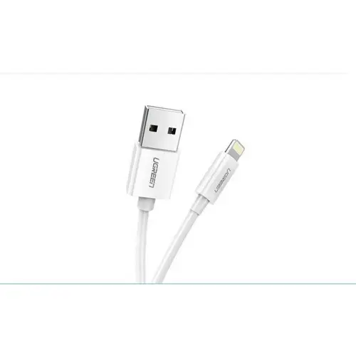 Vernickeltes Kabel 10W USB-A kompatibel mit iPhone-Kabel in Weiß 1m 480 Mbit/s Vernickeltes Kabel 10W USB-A kompatibel mit iPhone-Kabel in Weiß 1m 480 Mbit/s