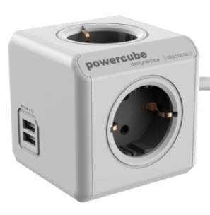 Allocacoc PowerCube extended usb - Stromverteilungseinheit - Wechselstrom 110-24