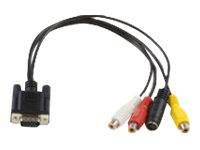 MicroConnect - VGA / S-Video / Verbundkabel - HD-15 (VGA)