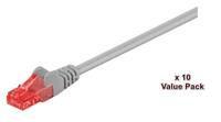 Ein grauer Ethernet-Kabel mit einem roten Anschluss ist zu sehen. Rechts daneben steht der Text 'Value Line.