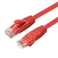 MICROCONNECT - CAT6A UTP 0.15m Red LSZH - Kabel - Netzwerk