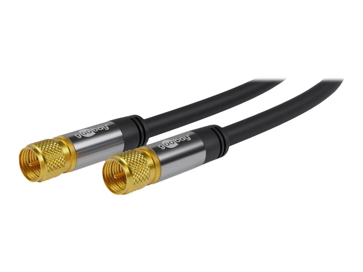 Wentronic goobay - Antennenkabel - F-Stecker männlich zu F-Stecker männlich