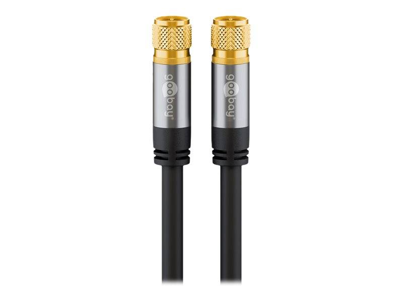 Wentronic goobay - Antennenkabel - F-Stecker männlich zu F-Stecker männlich