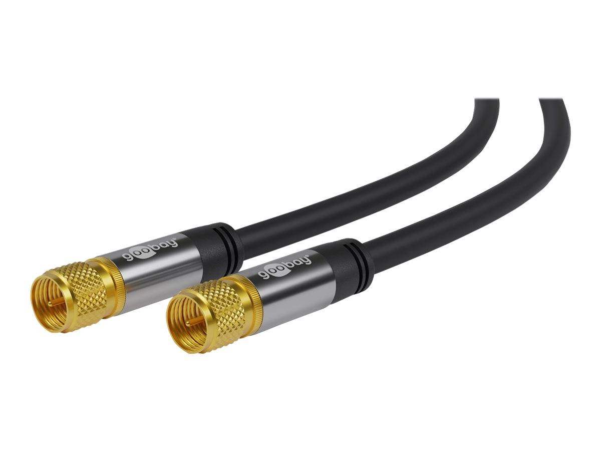 Wentronic goobay - Antennenkabel - F-Stecker männlich zu F-Stecker männlich