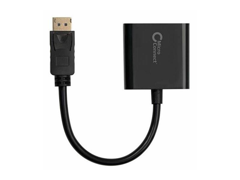 Micro Connect HDMI-Adapter mit einem kurzen Kabel und zwei Anschlüssen, gezeigt auf weißem Hintergrund.