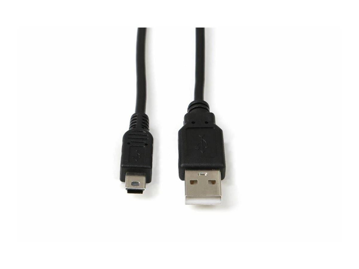 MicroConnect USB-Kabel - USB (M) zu Mini-USB, Typ B (M)USB 2.0 - 10 m - Schwarz