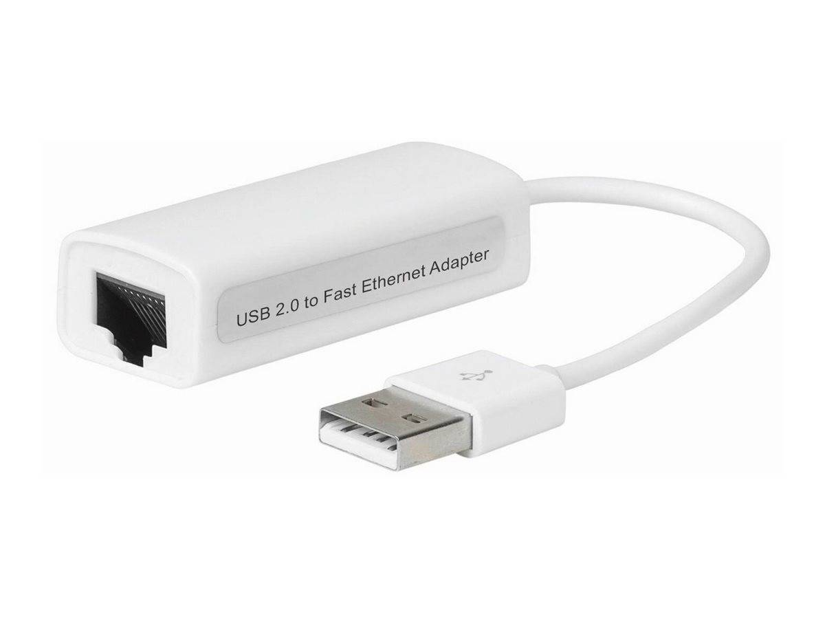 MicroConnect Netzwerkadapter - USB 2.0 - 10MbLAN - weiß