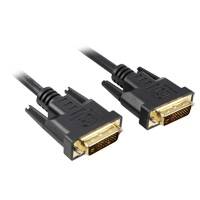 Sharkoon DVI-Kabel - Dual Link - DVI-D (M) - zu DVI-D (M) - 5 m