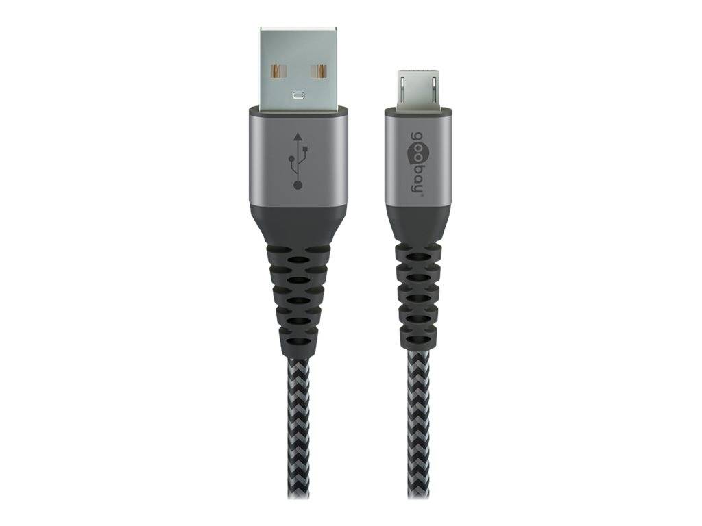 WENTRONIC - goobay - USB-Kabel - Micro-USB Typ B (M) zu USB (M)