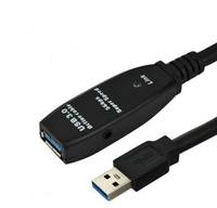 Microconnect USB3.0AAF10A, 10 m, USB A, USB A, USB 3.2 Gen 1 (3.1 Gen 1), 5000 Mbit/s, Schwarz