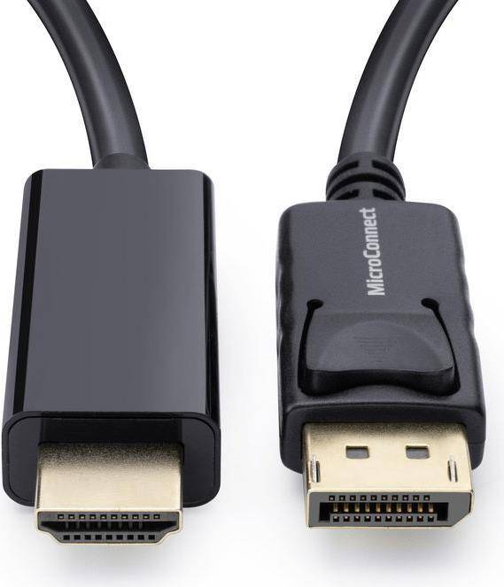 MicroConnect - Adapterkabel - DisplayPort männlich eingerastet zu HDMI männlich