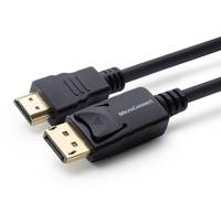 MicroConnect - Adapterkabel - DisplayPort männlich eingerastet zu HDMI männlich