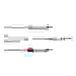 Cordial Audiokabel - RCA x 2 (M) bis Stereo Mini-Klinkenstecker (M)1.5 m - weiß