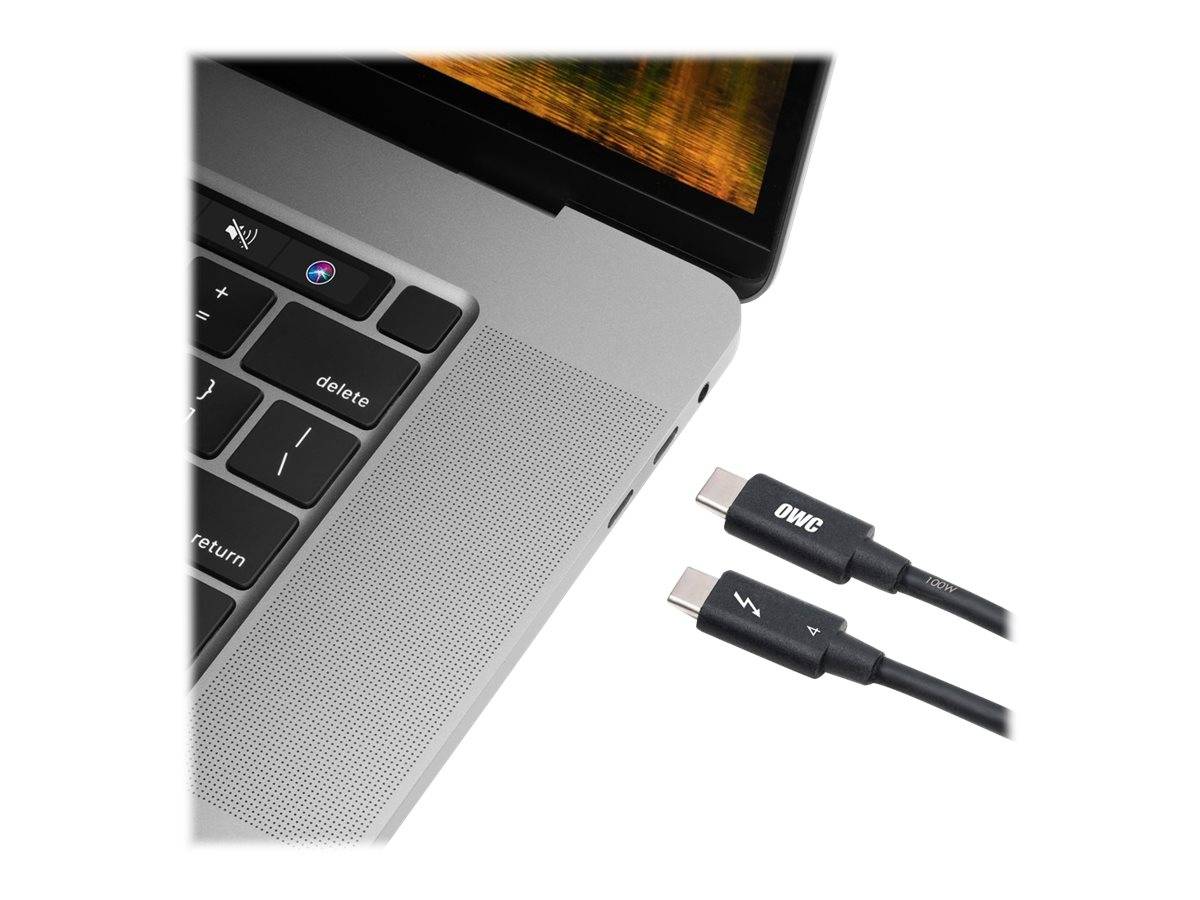 OWC Thunderbolt-Kabel - USB-C (M) zu USB-C (M) - USB 3.2 Gen 2 / USB4 / Thunderb
