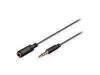 MicroConnect Audioverlängerungskabel - mini-phonestereo 3.5 mm weiblich zu
