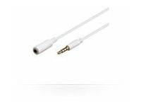 MicroConnect - Audioverlängerungskabel - mini-phone stereo 3.5 mm weiblich zu mini-phone stereo 3.5 mm männlich