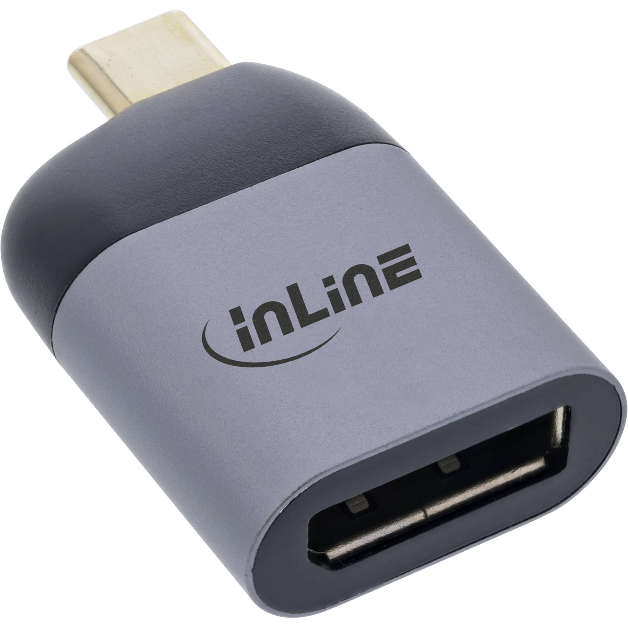 INLINE - USB Display Konverter - USB-C Stecker zu DisplayPort Buchse 8K60Hz