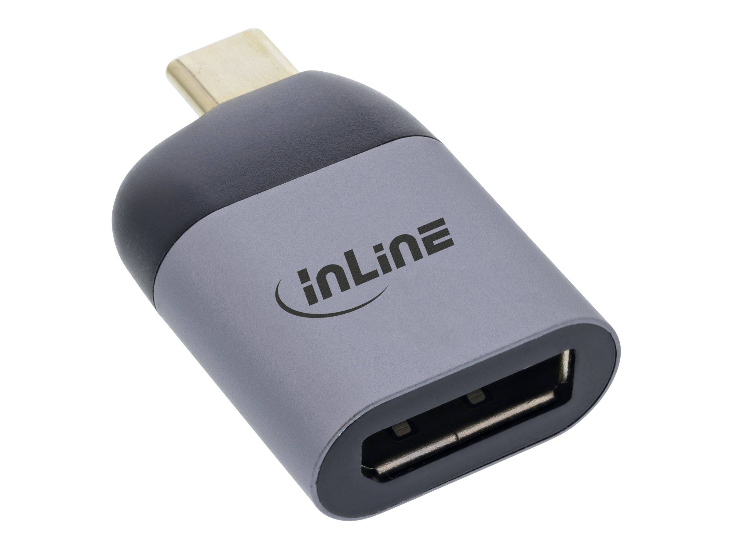 INLINE - USB Display Konverter - USB-C Stecker zu DisplayPort Buchse 8K60Hz