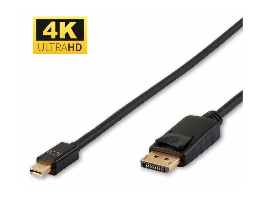 MicroConnect DisplayPort-Kabel - Mini DisplayPort (M)zu DisplayPort (M) - 2 m -