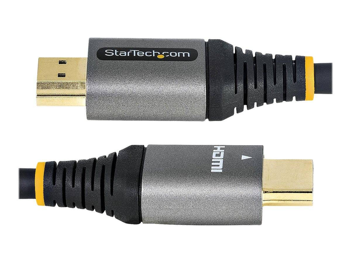 StarTech.com 20in (0.5m) Premium Certified HDMI 2.0 Cable with Ethernet, High-Speed Ultra HD 4K 60Hz HDMI Cable HDR10, A