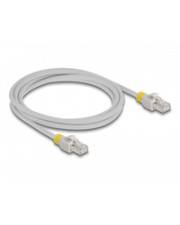 Delock Patch-Kabel - RJ-45 (M) zu RJ-45 (M) - 2 m - 6 mm - S/FTP - CAT 6a - halo