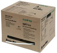 axing SKB39504 - 250 m - Weiß - 3-fach geschirmt - weiß