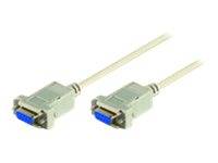 MicroConnect - Nullmodemkabel - DB-9 (W) zu DB-9 (W)