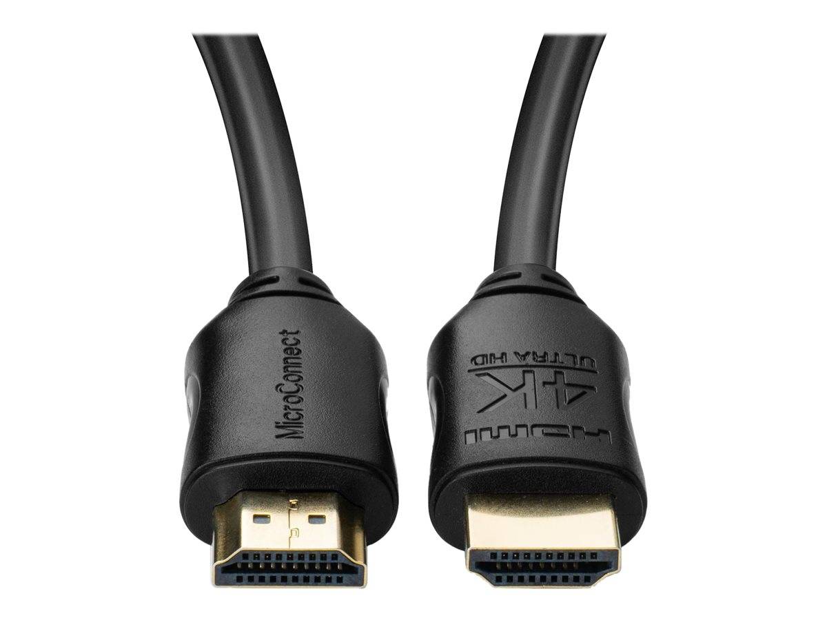 MicroConnect - Ultra High Speed - HDMI-Kabel mit Ethernet - HDMI männlich zu HDMI männlich - 7.5 m - Dreifachisolierung