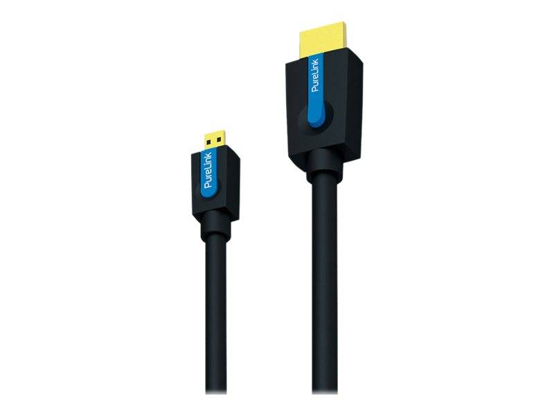 PureLink Cinema series CS1200 - HDMI mit Ethernetkabel - HDMI (M)bis mikro HDMI