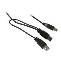 Synergy 21 S215325, 1 m, USB B, 2 x USB A, USB 2.0, Männlich/Männlich, Schwarz