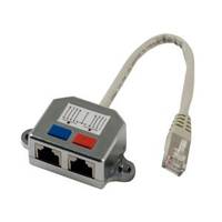 Synergy 21 S215236 - 0,15 m - RJ-45 - 2 x RJ-45 - TP-Y(Adapter),10-100/ISDN,FTP