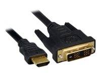 MicroConnect - Adapterkabel - HDMI männlich zu DVI-D männlich