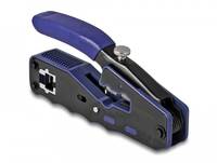 Delock Hand crimping tool - Blau/Schwarz - Crimpzange - RJ-45