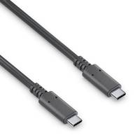 PureLink USB v3.2 USB-C Kabel mit E-Marker – 1,00m, 1 m, USB C, USB C, USB 3.2 Gen 2 (3.1 Gen 2), 20000 Mbit/s, Schwarz