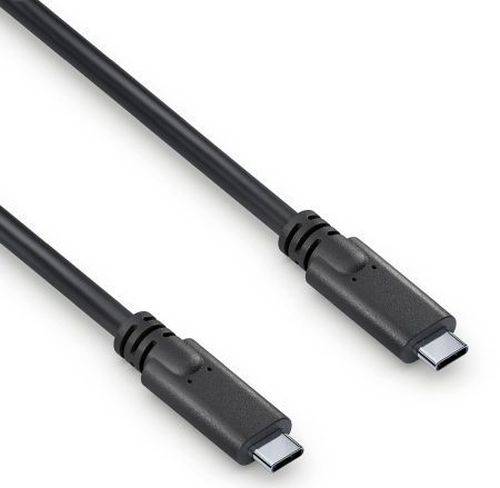 PureLink USB 4 Gen. 2x2 Kabel mit E-Marker, 100 Watt, USB St. C / St. C, schwarz, 1,0 m