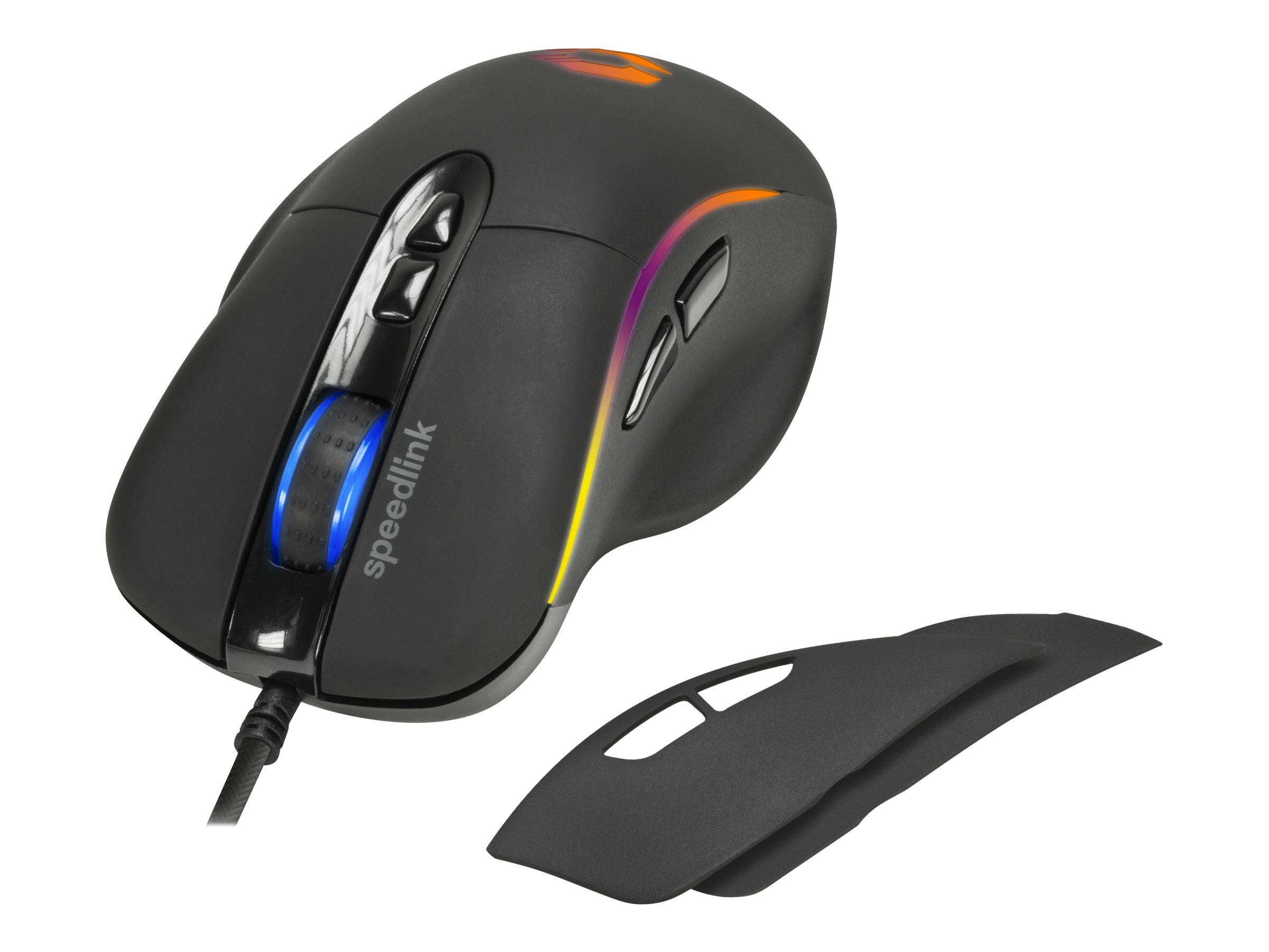 SPEEDLINK SICANOS RGB Gaming - Maus - optisch7 Tasten - kabelgebunden - USB -