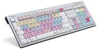 Logickeyboard Avid Pro Tools, Full-size (100%), Verkabelt, USB, QWERTZ, Schwarz, Silber