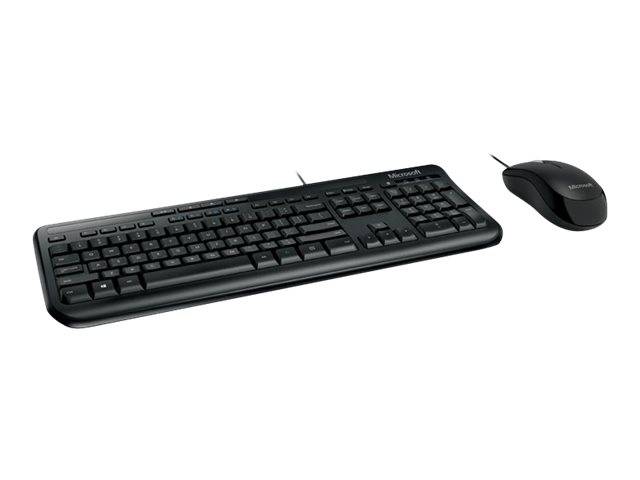 Microsoft Wired Desktop 600 - Tastatur-und-Maus-SetUSB - GB - Schwarz
