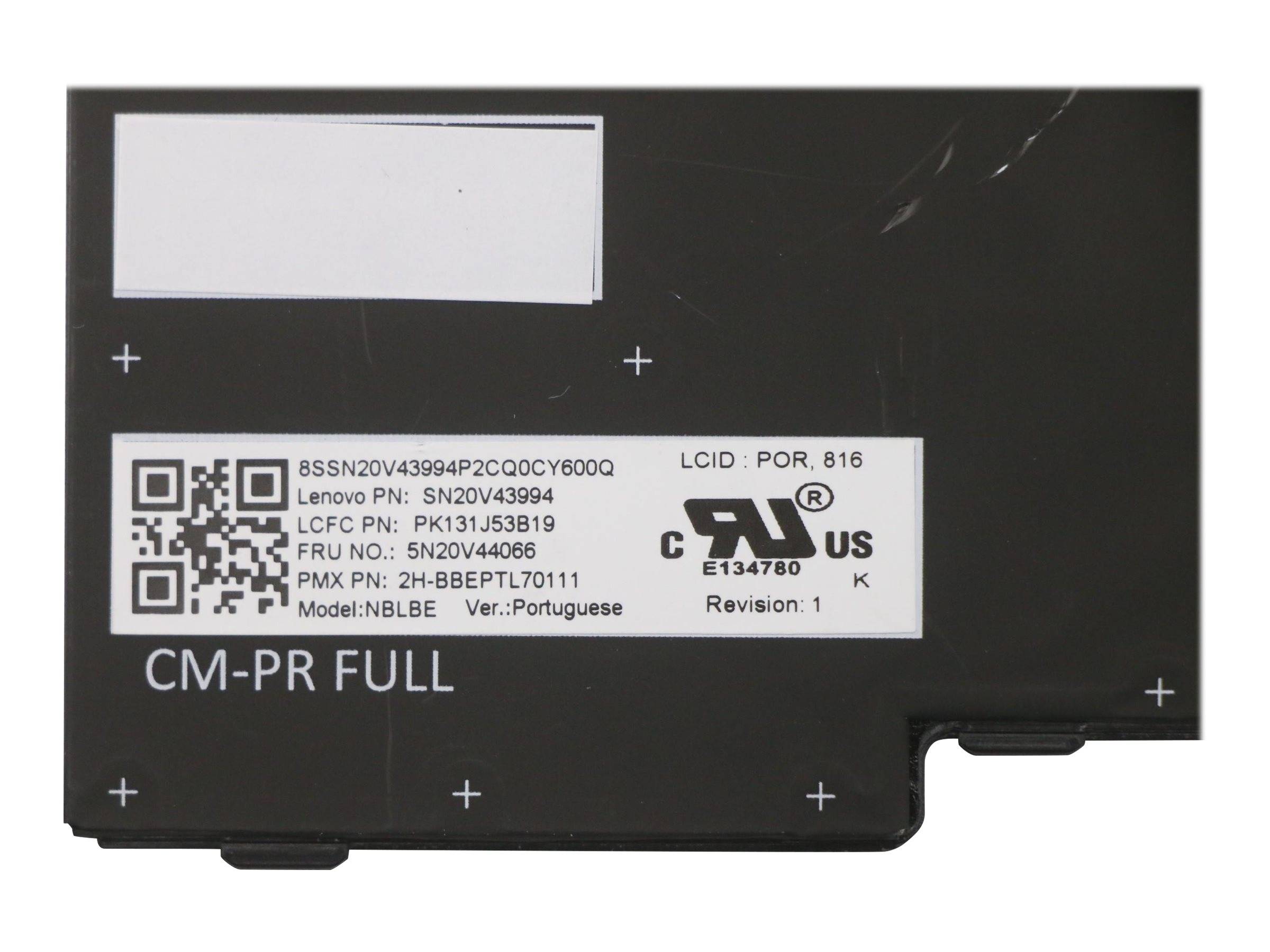 Lenovo Primax - Ersatztastatur Notebook - mit Trackpoint, UltraNav