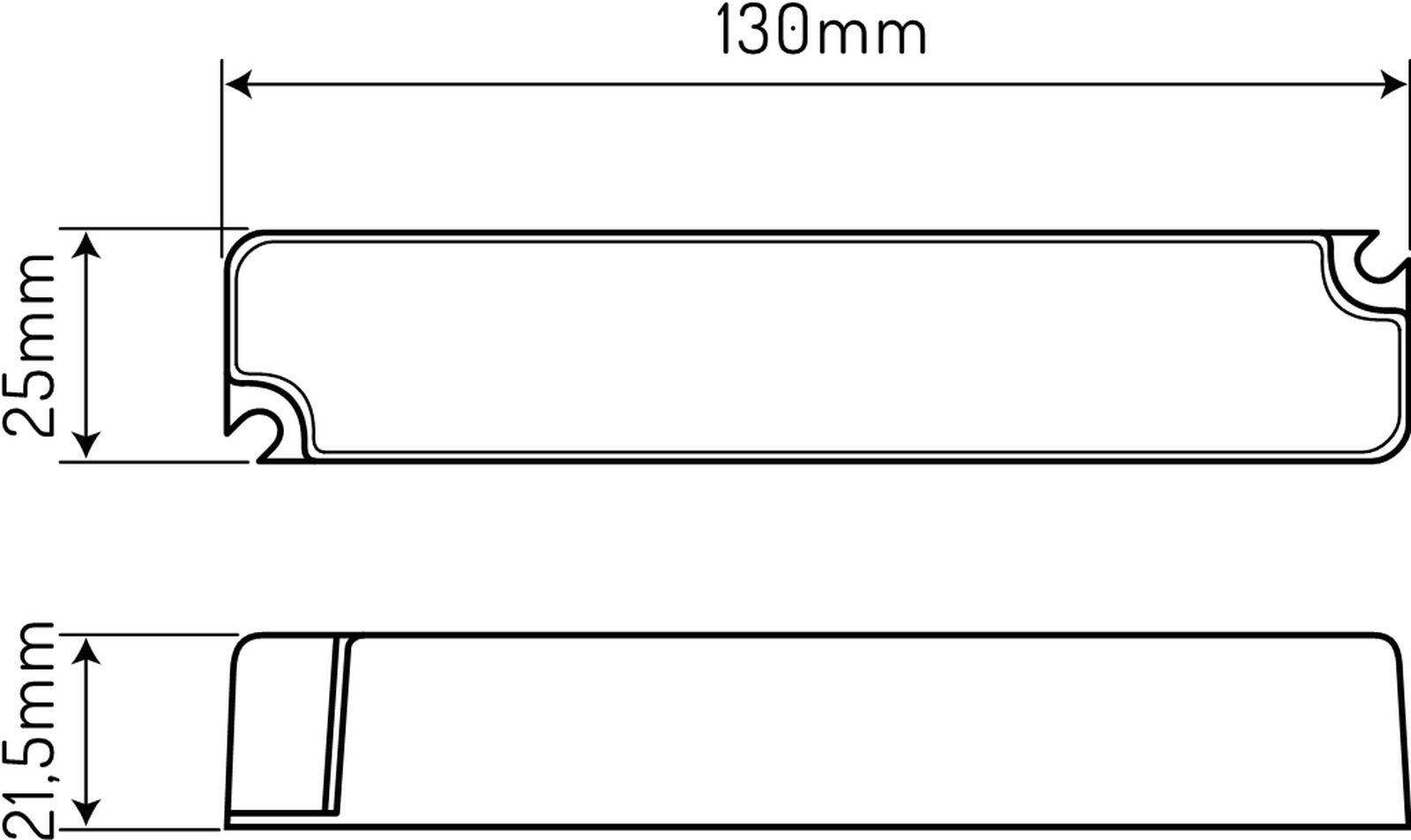 LED Trafo 12W 1A 12V Netzteil IP67 Wasserdicht Transformator für LED Leuchtmittel Beleuchtung