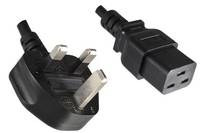 Microconnect PE090618, 1,8 m, Netzstecker Typ G, C19-Koppler, H05VV-F3G, 250 V, 16 A