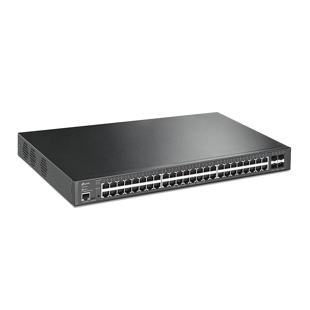 Switch TL-SG3452XP L2+ JetStream 48 Gigabit PoE+ Anschlüsse 4 SFP+ 10GE-Steckplätze